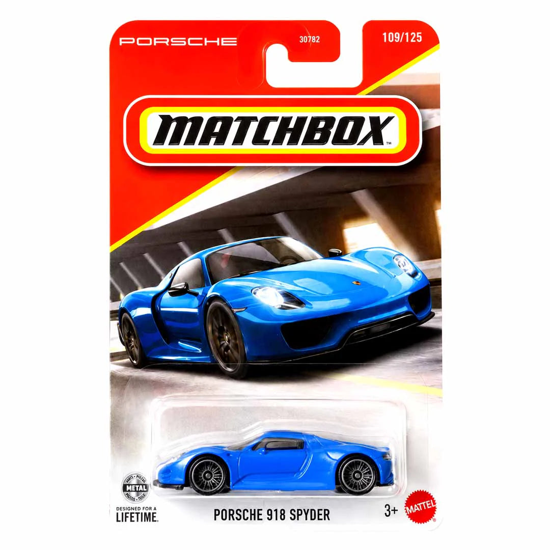 Matchbox - Porsche 918 Spyder Blue