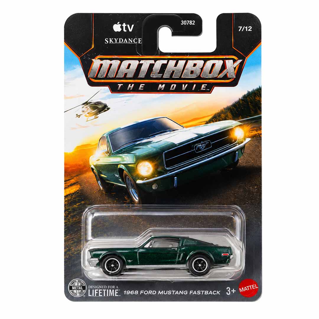 Matchbox - Skydance The Movie 1-64 1968 Ford Mustang Fastback Green