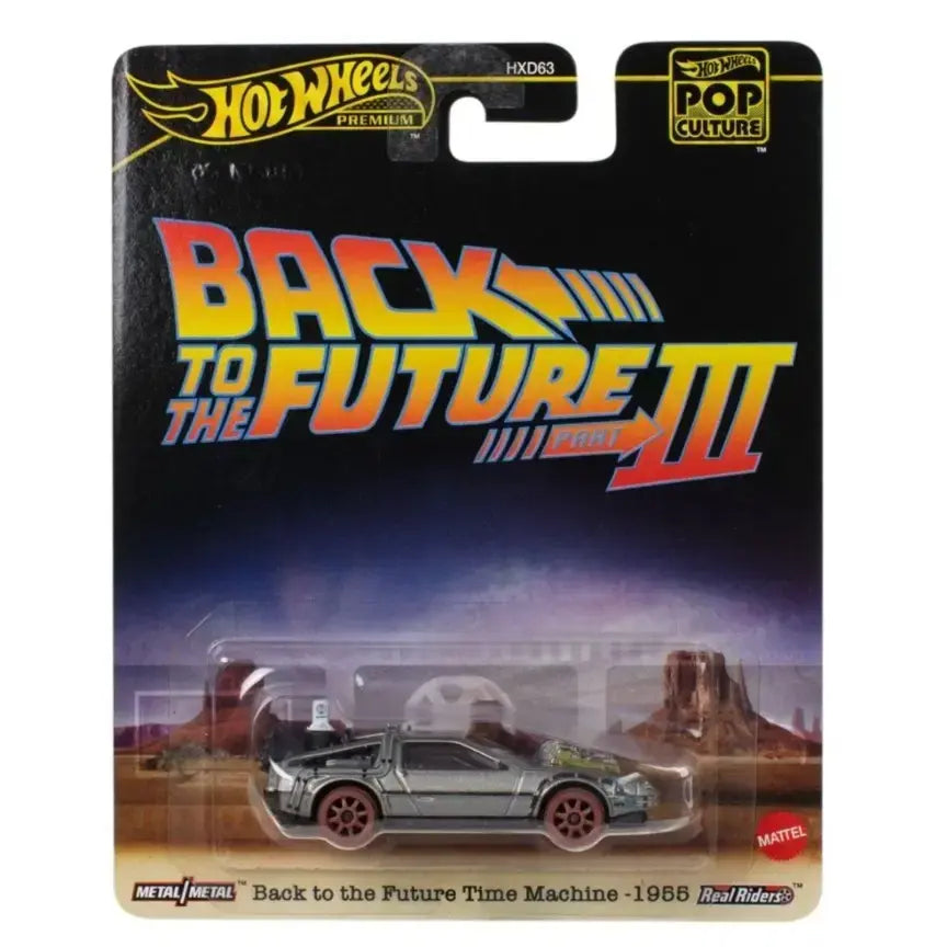 Back to the Future Time Machine 1955 - Hot Wheels Premium Pop Culture