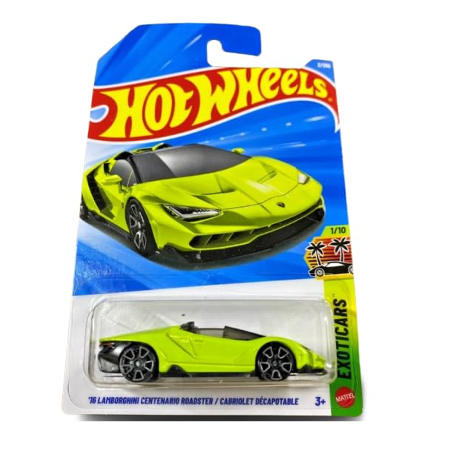 Hot Wheels - 16 Lamborghini Centenario Roadster Green