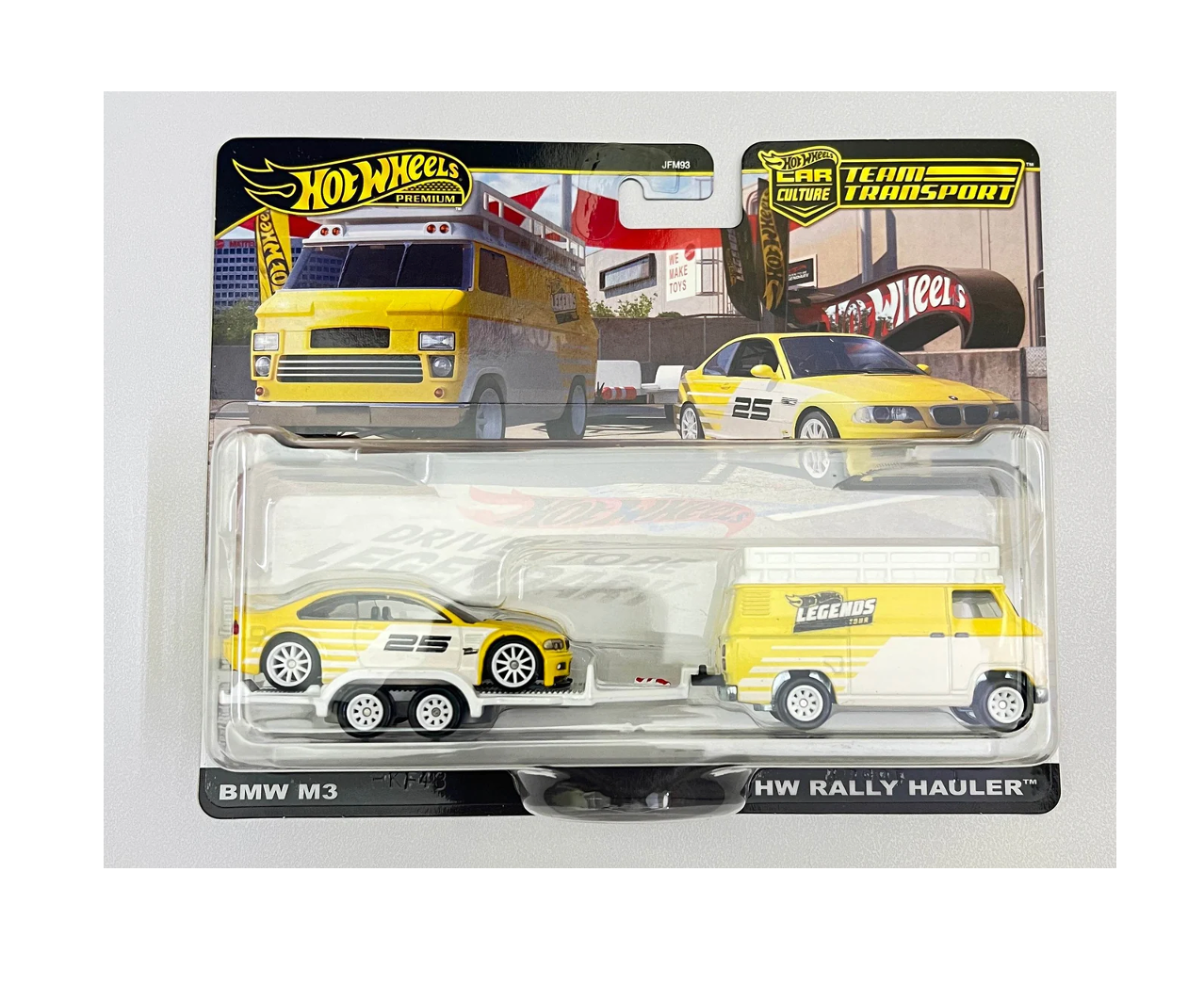 Hot Wheels Premium - Team Transport - BMW M3 Rally Hauler (Legends Tour)