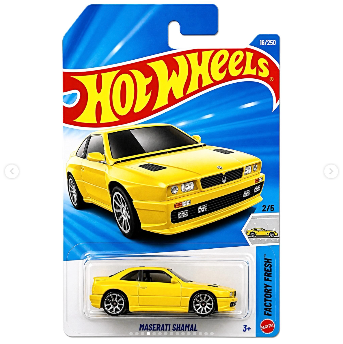 Hot Wheels - Maserati Shamal 2026 Yellow