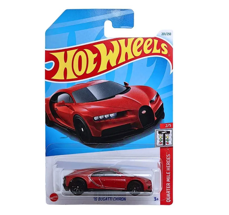 Hot Wheels - 16 Bugatti Chiron Red