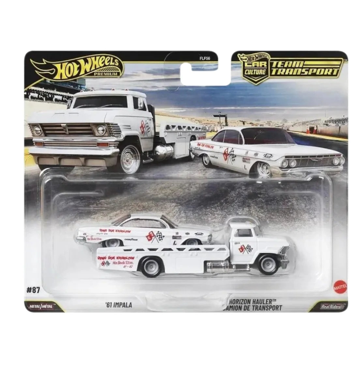 Hot Wheels Premium - Team Transport 61 impala Horizon Hauler Camion De Transport