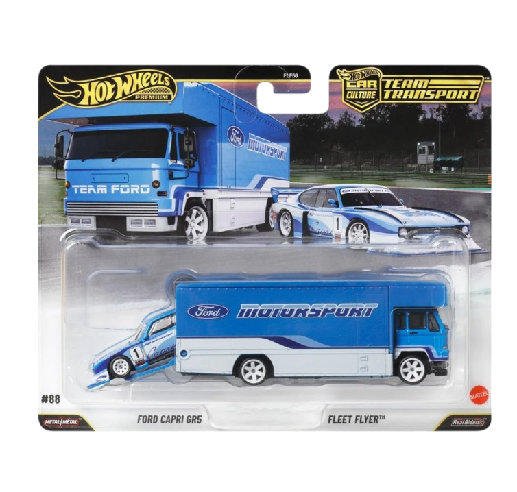 Hot Wheels Premium - Team Transport Ford Capri GR5 Fleet Flyer