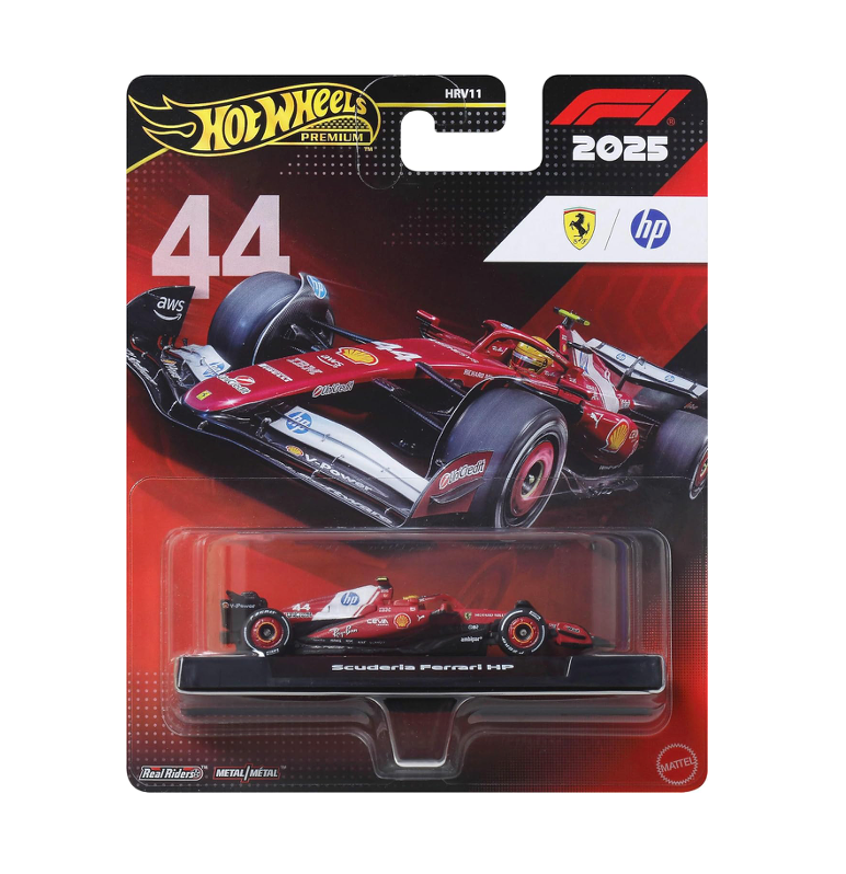 Formula 1 2025 Scuderia Ferrari Lewis Hamilton HP (#44) - Hot Wheels Premium