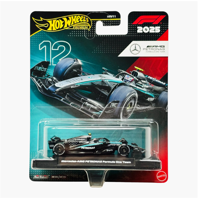 Formula 1 2025 Mercedes-AMG PETRONAS Formula One Team (#12) - Hot Wheels Premium