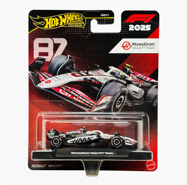 Formula 1 2025 MoneyGram Haas F1 Team (#87) - Hot Wheels Premium