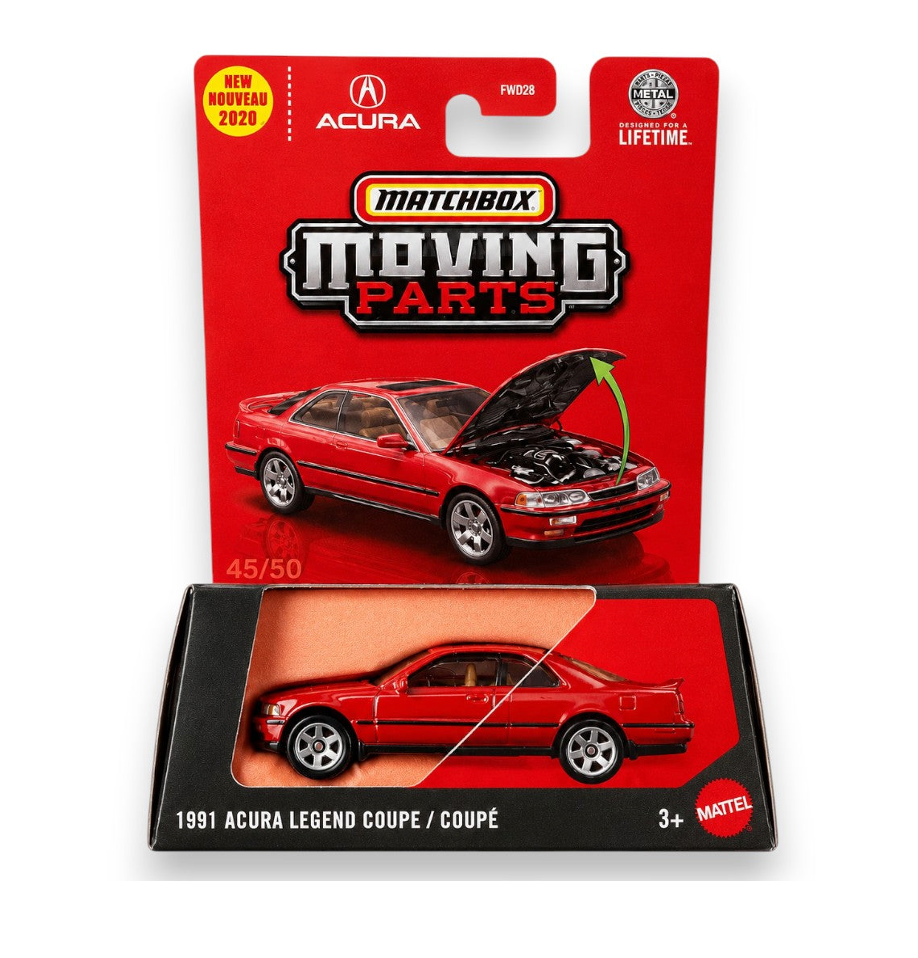 Matchbox Moving Parts - 1991 Acura Legend Coupe