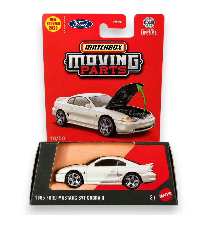 Matchbox Moving Parts - 1995 Ford Mustang SVt Cobra R