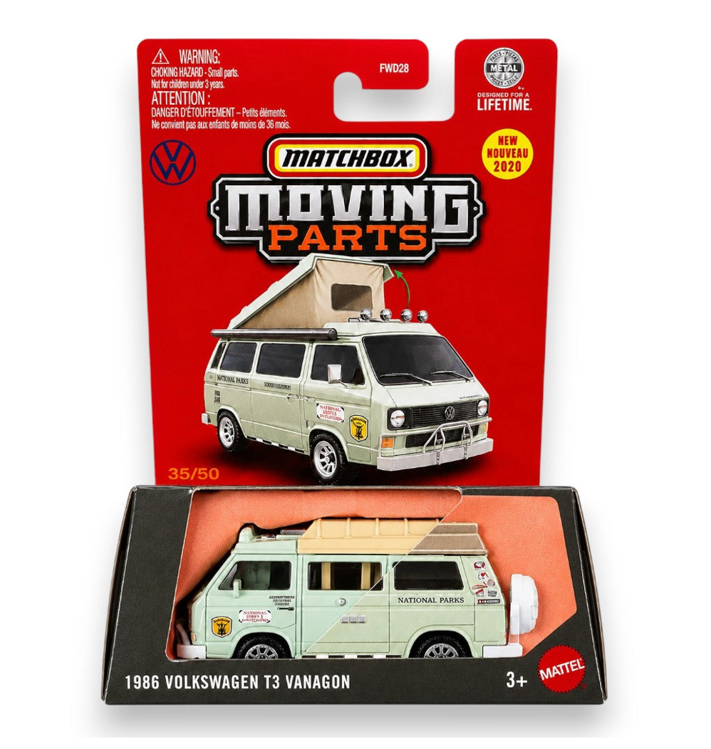 Matchbox Moving Parts - 1986 Volkswagen T3 Vanagon