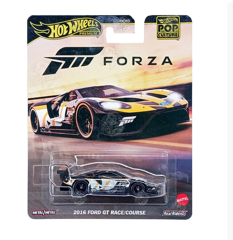 Forza 2016 Ford GT Race Course - Yellow / Black - 2025  - Hot Wheels Premium