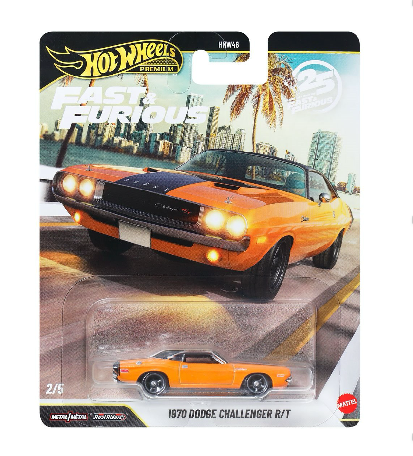 Fast & Furious 1970 Dodge Challenger R/T - Hot Wheels Premium