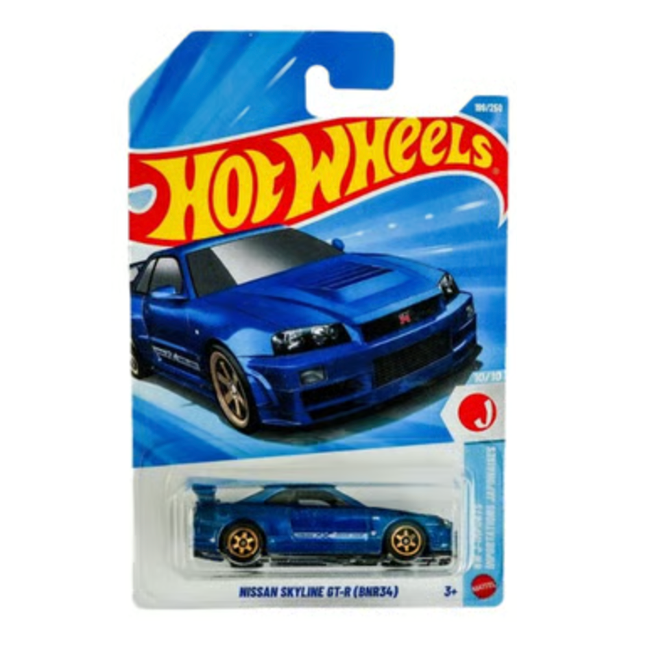 Hot Wheels - Nissan Skyline GT-R Blue (BNR34)