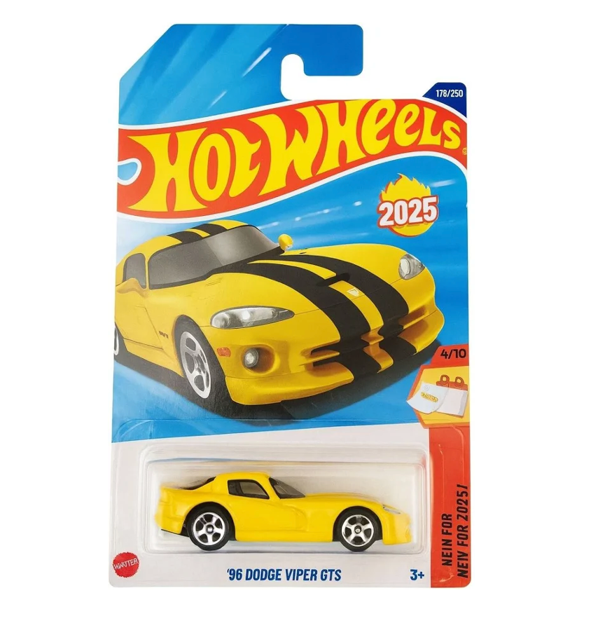 Hot Wheels - 96 Dodge Viper GTS Yellow