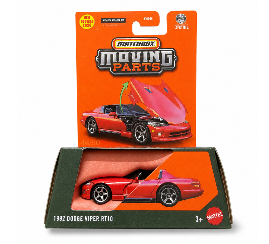 Matchbox Moving Parts - 1992 Dodge Viper RT10