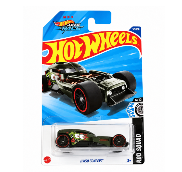 Hot Wheels Hw50 Concept J Case 2025 Green MRP