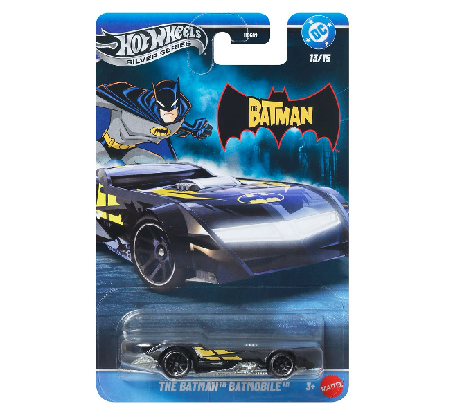 Batman Batmobile -  Hot Wheels Silver Series 2026 DC Comics Batman - Themed Set III