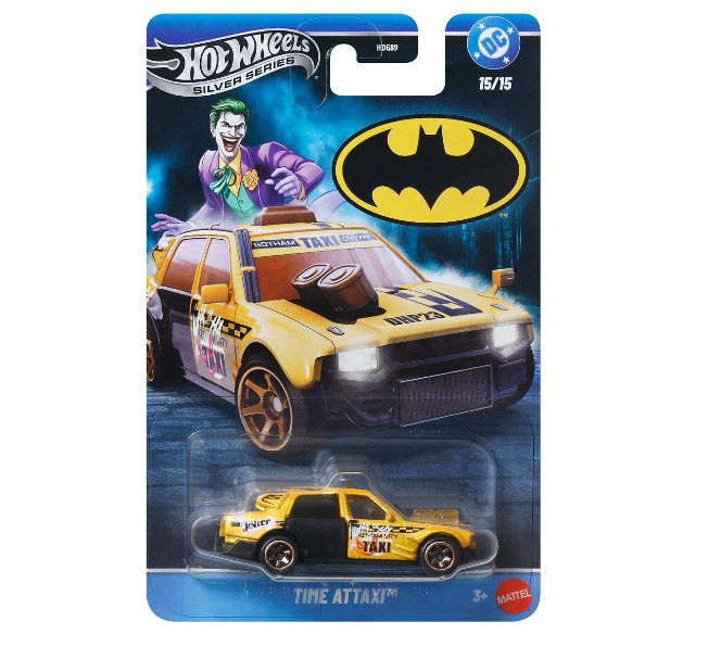 Time Attaxi -  Hot Wheels Silver Series 2026 DC Comics Batman - Themed Set III