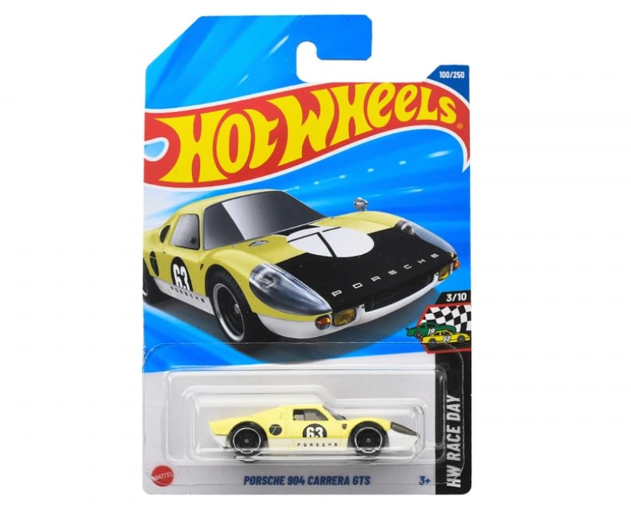 Hot Wheels - HW Race Day Porsche 904 Carrera GTS Yellow