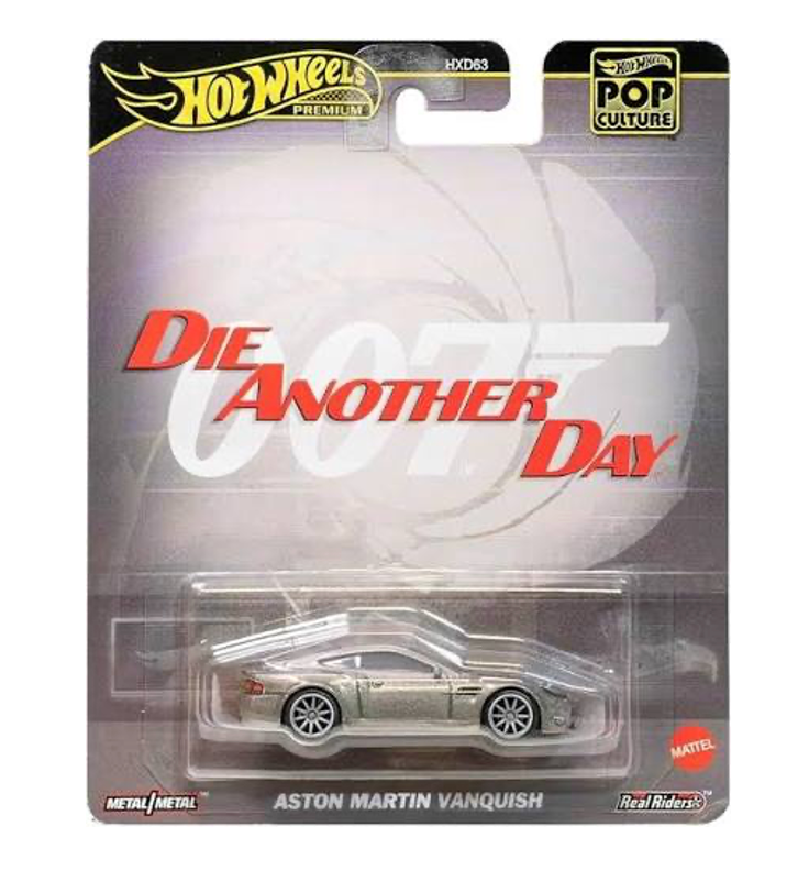 Aston Martin Vanquish 007 Die Another Day - Hot Wheels Premium Pop Culture