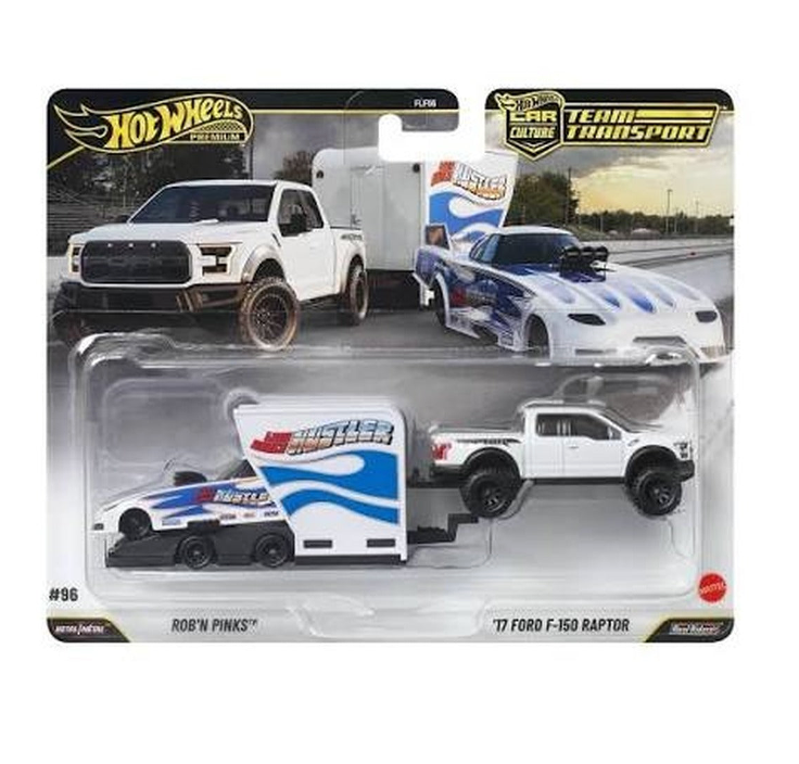 Rob'n Pinks with '17 Ford F-150 Raptor - Hot Wheels Team Transport