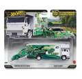 Porsche 911 GT3 R (992) AO Racing Rexy & Fleet Flyer- Hot Wheels Team Transport