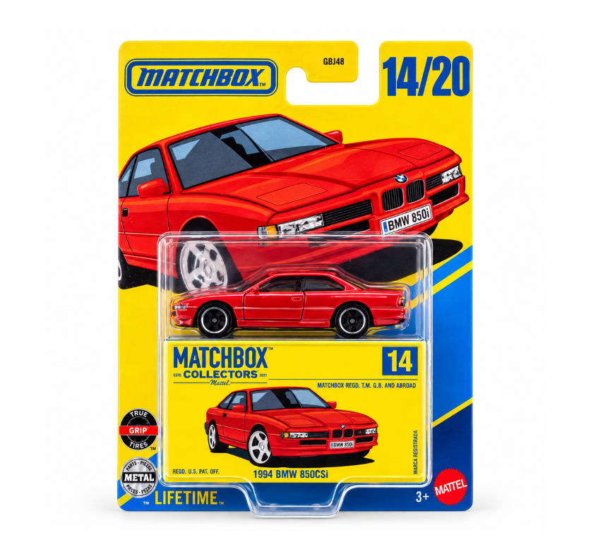 Matchbox Collectors - 1994 BMW 850CSi Red