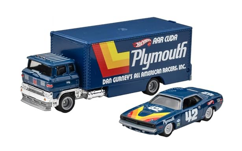 70 Plymouth Aar Cuda & Sakura Sprinter - Hot Wheels Team Transport
