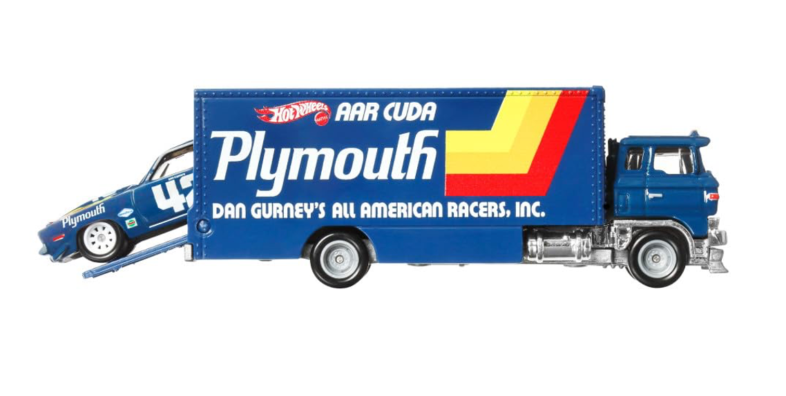 70 Plymouth Aar Cuda & Sakura Sprinter - Hot Wheels Team Transport