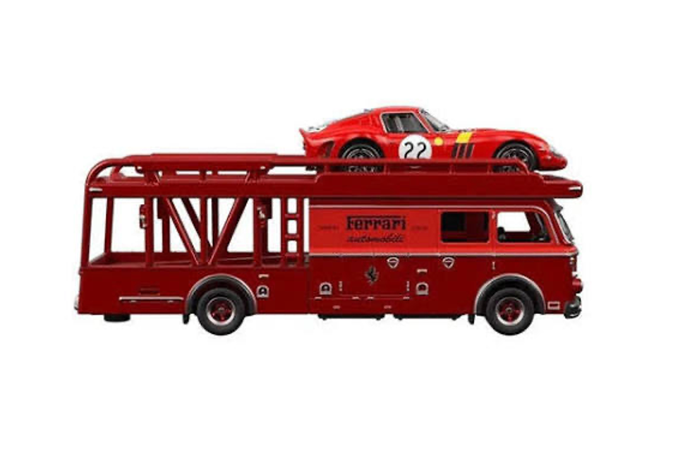 Ferrari 250 Gto and Fiat 642 Rn2 Bartoletti Transporter - Hot Wheels Team Transport