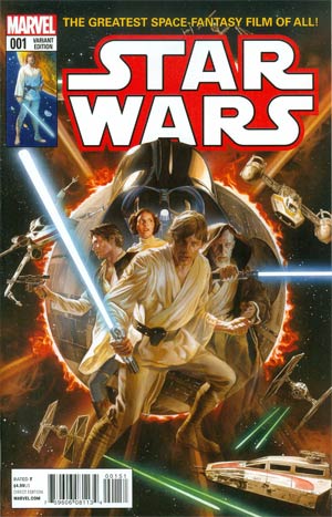 Marvel Comics - Star Wars Vol 4 #1 Cover R Incentive Alex Ross Color Variant Cover
