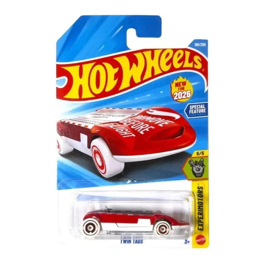Hot Wheels -  Twin Tags (Luggage Tag Compatible) - H Case 2026 MRP