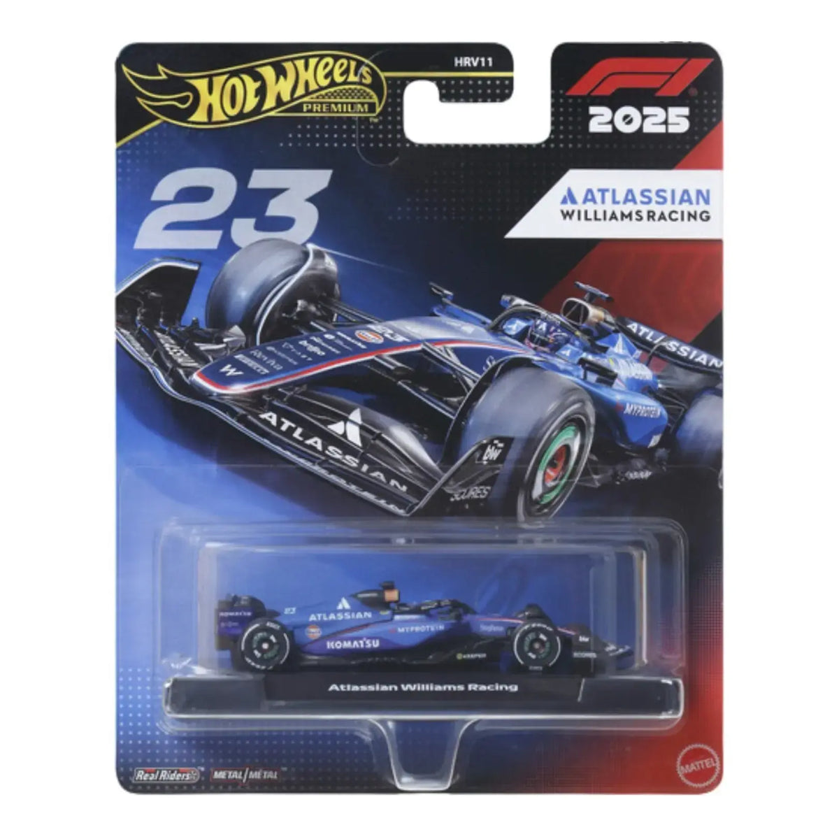 Formula 1 2025 Atlassian Williams Racing F1 23 Alexander Albon - Hot Wheels Premium