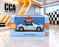 CCA - Porsche 918 Spyder Gulf Livery 1:64 Scale Diecast (With Acrylic Case)