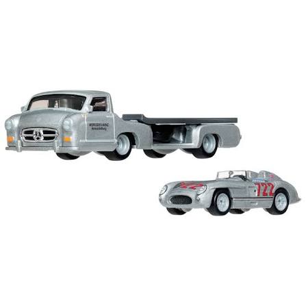 Mercedes-Benz 300 SLR + Renntransporter - Hot Wheels Team Transport