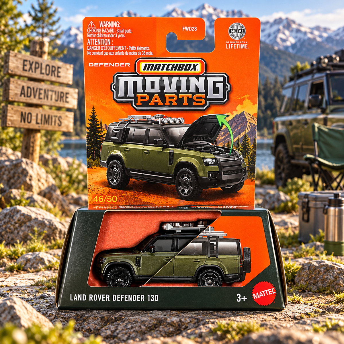 Matchbox Moving Parts - Land Rover Defender 130