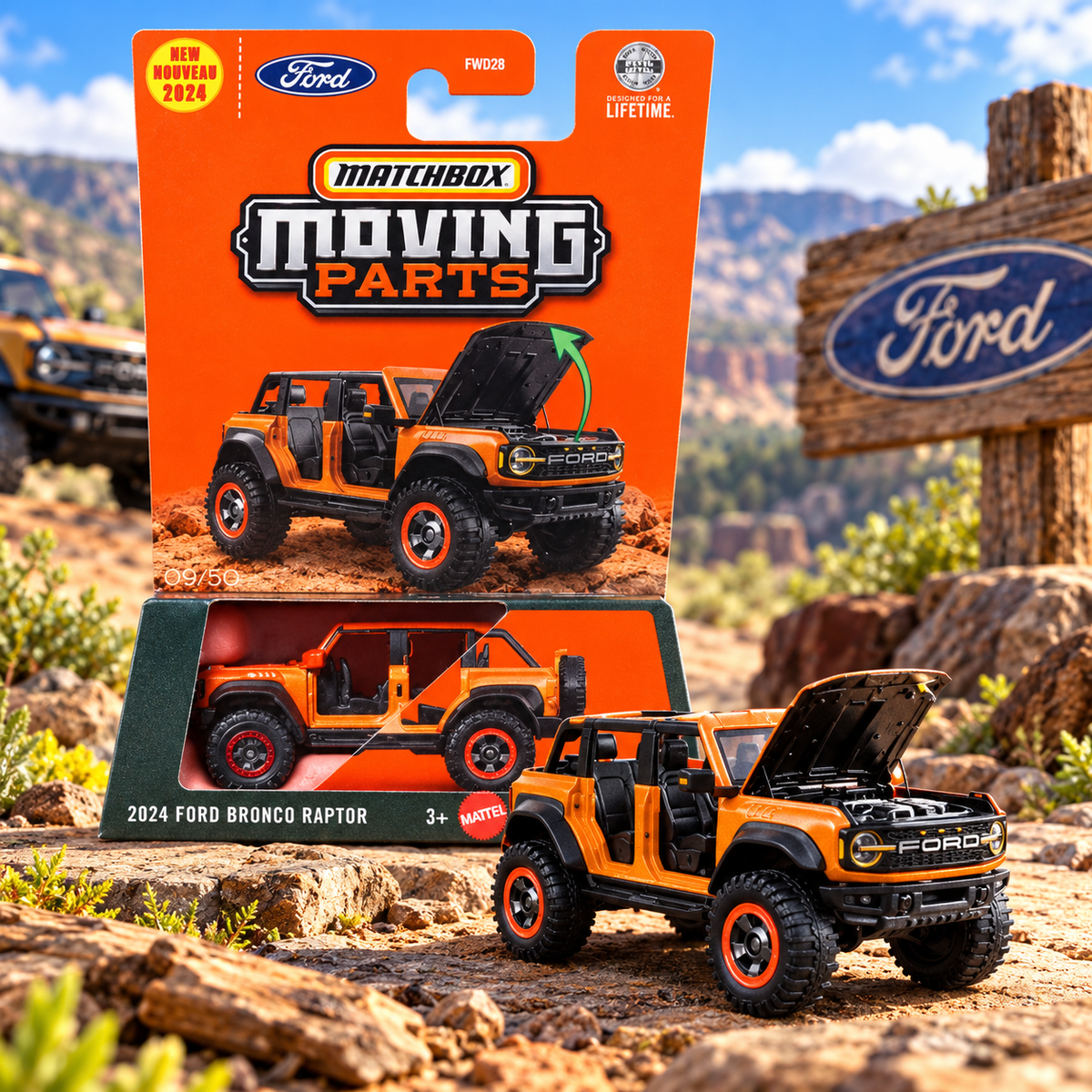 Matchbox Moving Parts - 2024 Ford Bronco Raptor