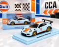CCA - Gulf Porsche 911 GT2 RS 1:64 Scale Diecast (With Acrylic Case)