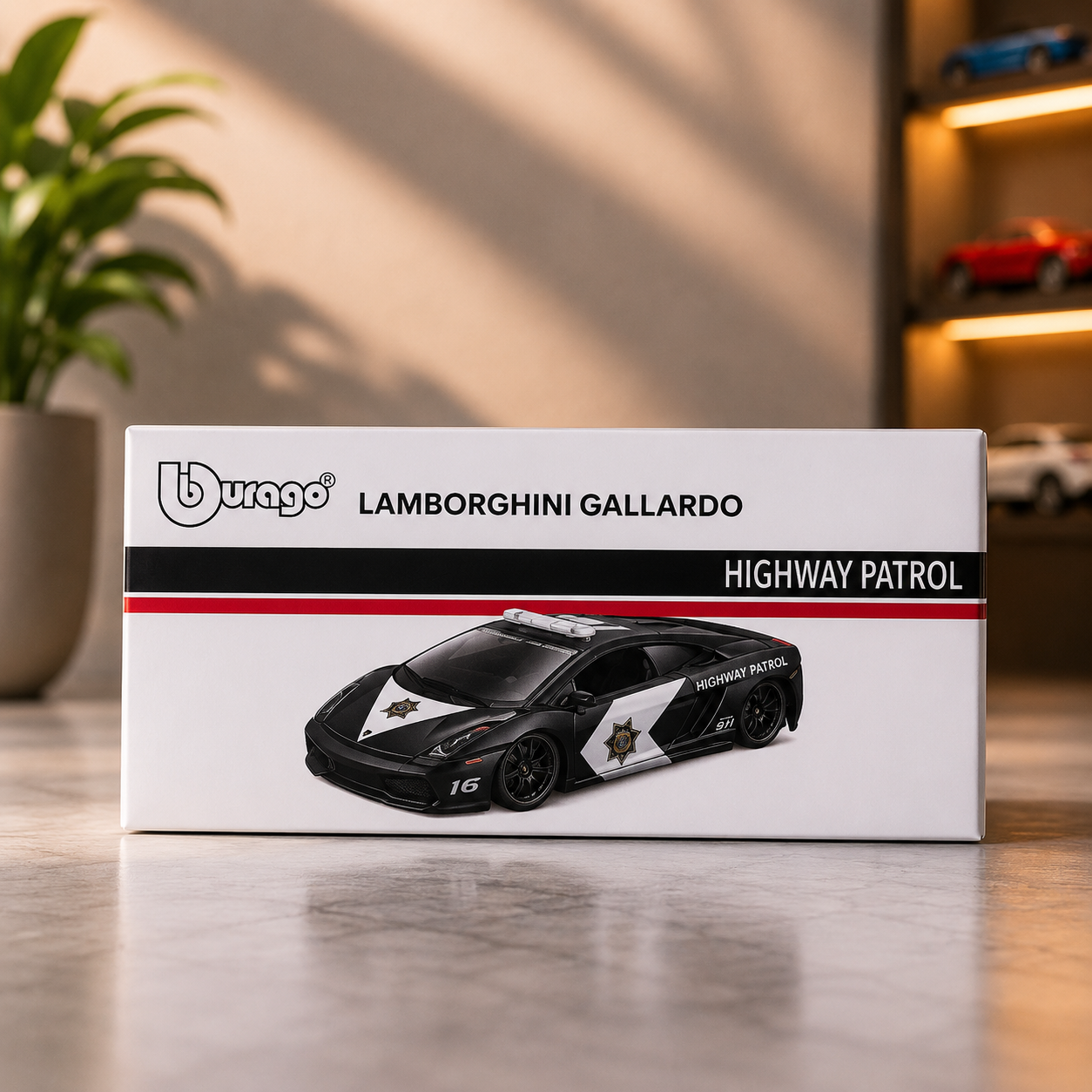 Bburago - Lamborghini Gallardo Highway Patrol 1:64 Scale