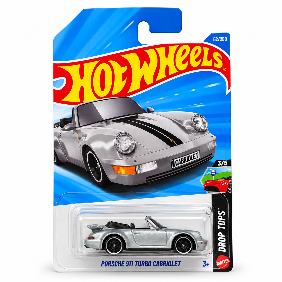 Porsche 911 Turbo Cabriolet - Hot Wheels - Q Case