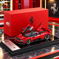 Ferrari F80 Rosso Corsa Red SuperCar - Almost Real - BBR -1:64 Diecast Model