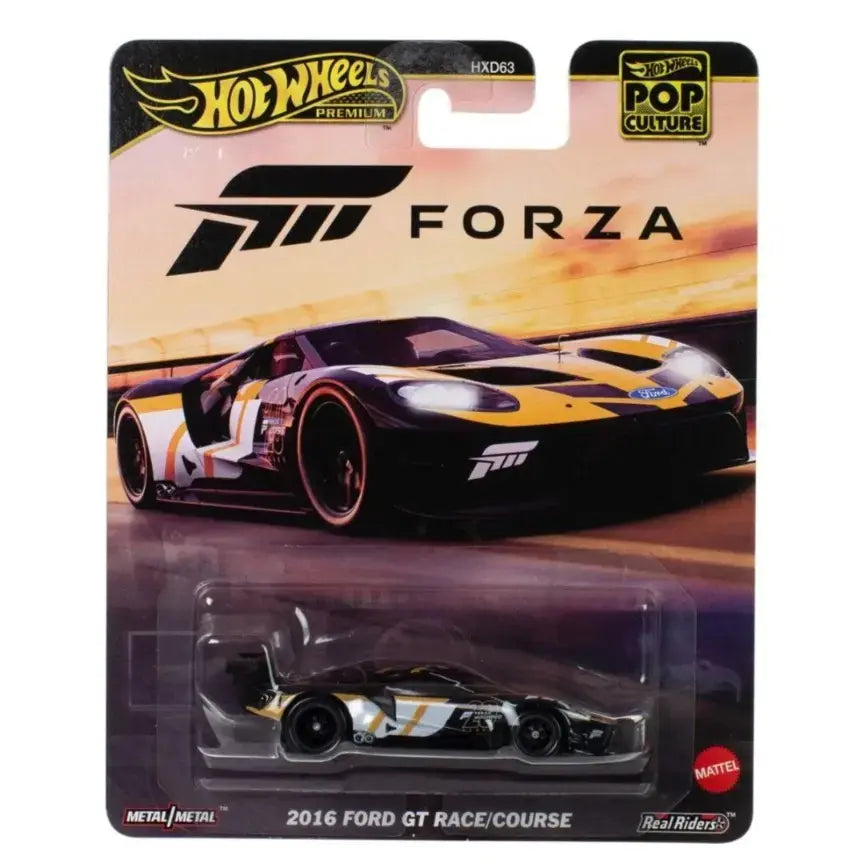 Forza 2016 Ford GT Race Course - Yellow / Black - 2025  - Hot Wheels Premium