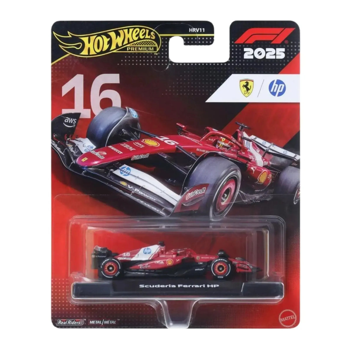 Formula 1 2025 Scuderia Ferrari Charles Leclerc HP (#16) - Hot Wheels Premium