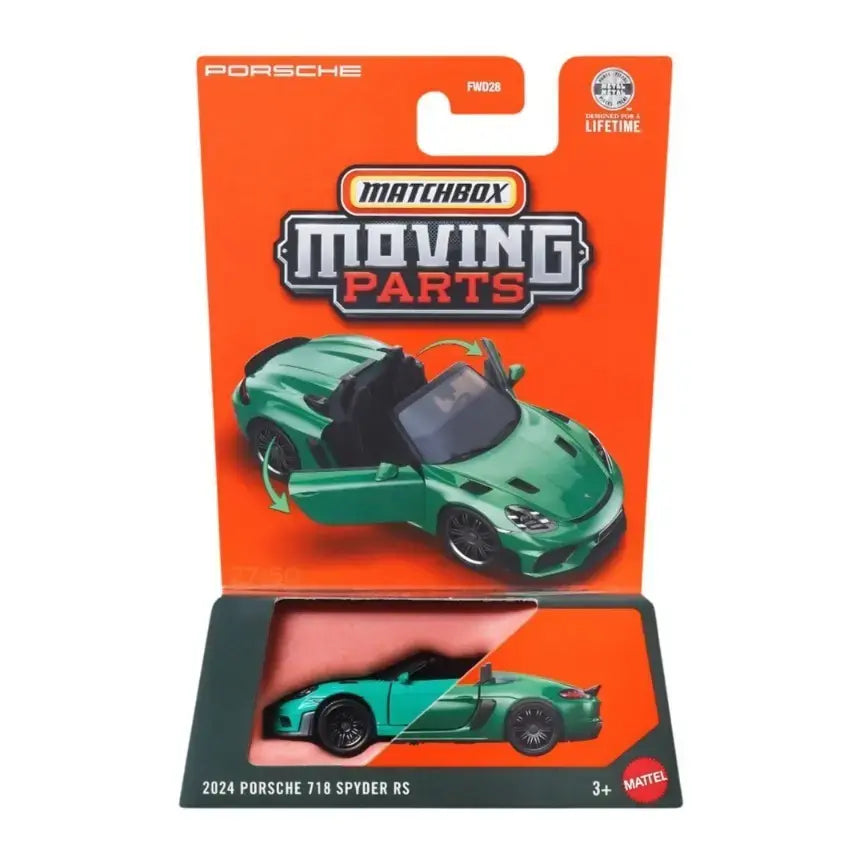 Matchbox Moving Parts - 2024 Porsche 718 Spyder RS