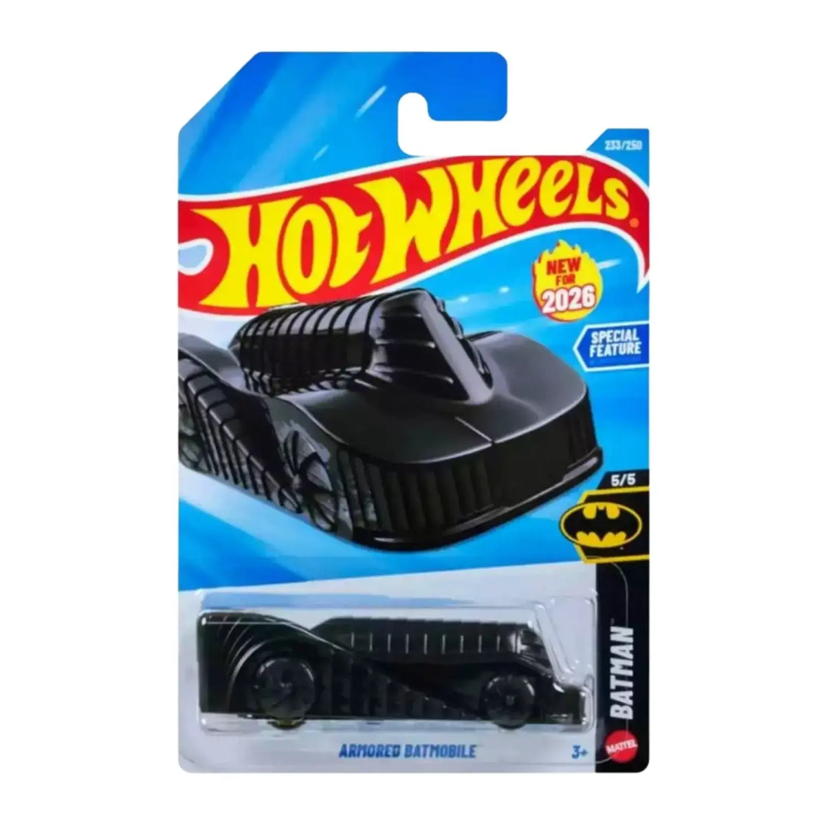 Hot Wheels Black Armored Batmobile N Case 2026